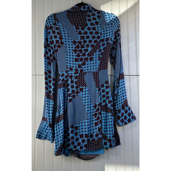 Free People Miki Geometric Cutout Mini Dress Size S - Picture 4 of 10